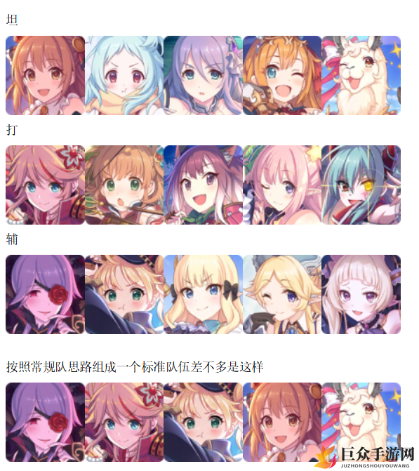 《公主连结国服》万金油阵容攻略，月卡玩家开局必备搭配指南