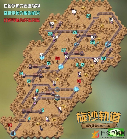 《剑与远征》旋沙轨道攻略图解，教学视频教程汇总