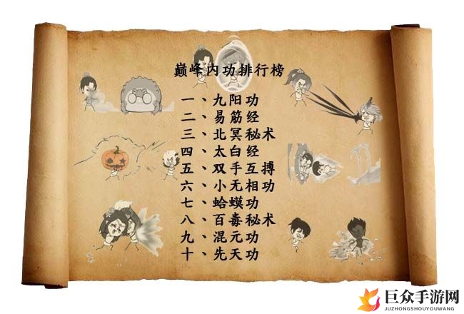 《英雄坛内功排行揭秘》最强功法大曝光