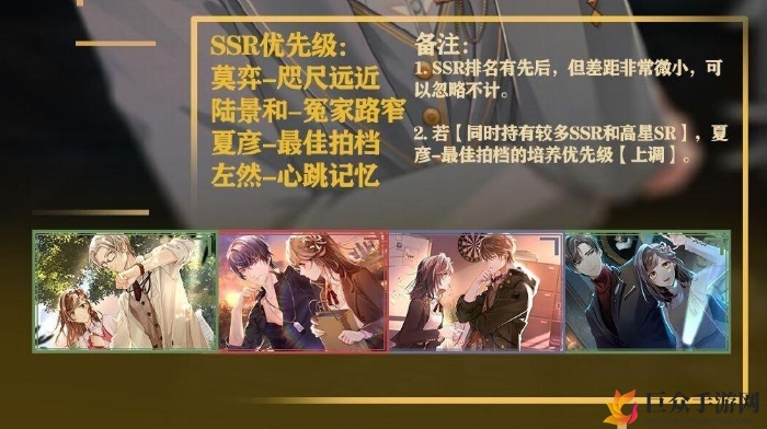 未定事件簿SSR排行详览，巅峰SSR实力揭秘