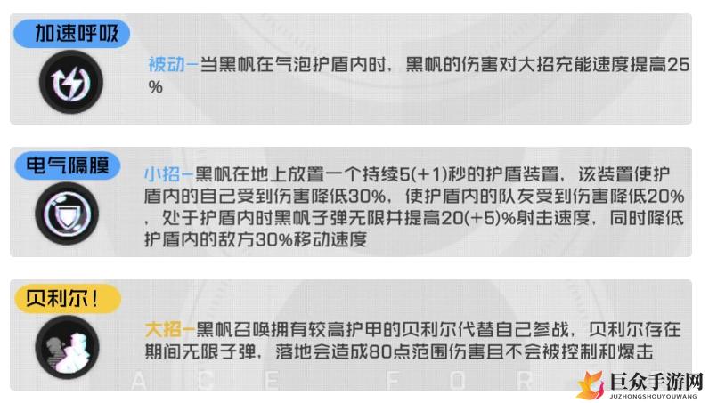王牌战士黑帆强不强 新选手黑帆技能及玩法一览