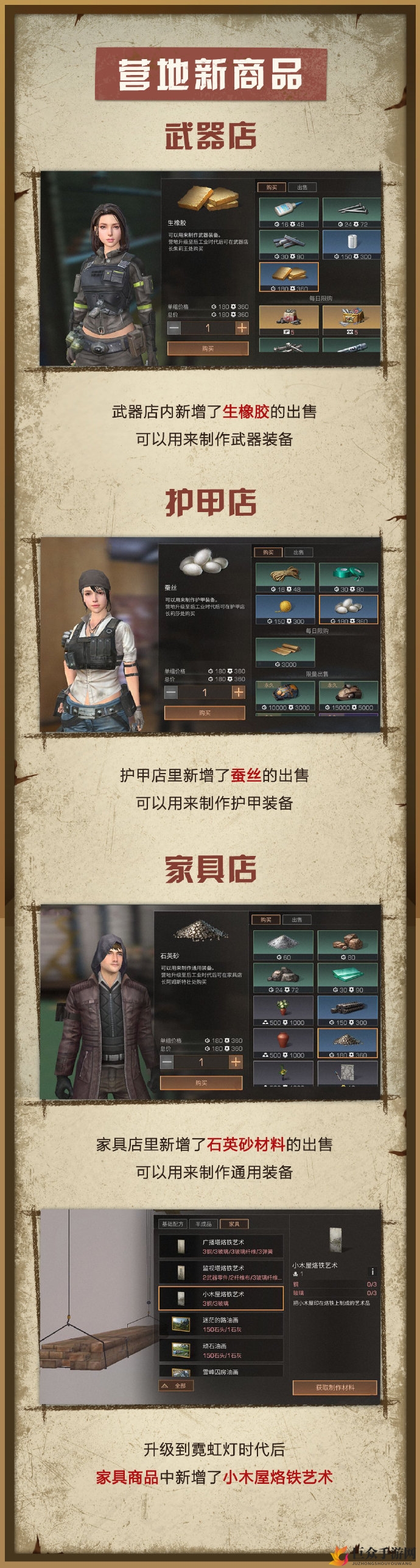 《明日之后》霓虹灯时代新品速递，全新商品盘点大公开