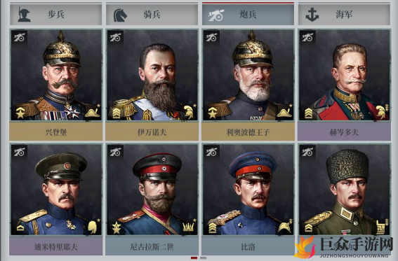 欧陆战争61914推荐炮兵顶尖将领，选购指南