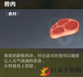 《原神》快速获取兽肉技巧解析，攻略分享详解