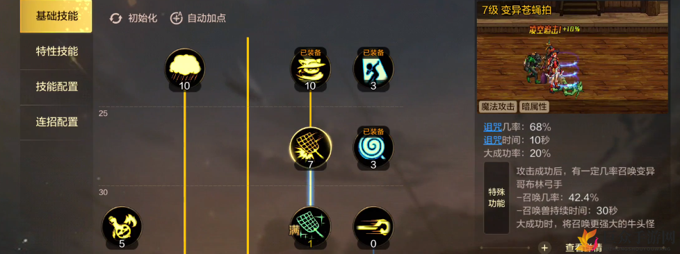 DNF手游魔道刷图加点攻略 平民最强魔道刷图加点推荐