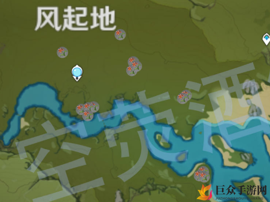 原神风车菊采集位置大全 风车菊采集线路推荐