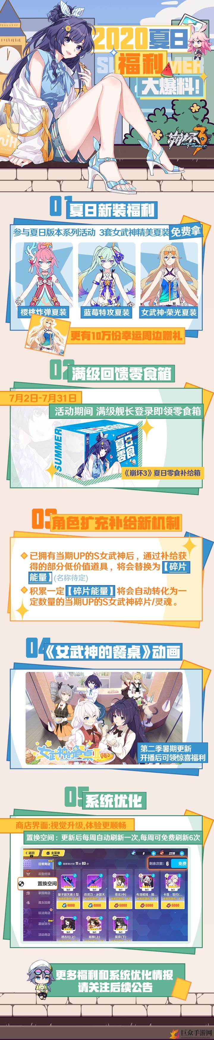 《崩坏3》夏日狂欢福利揭秘，活动亮点一网打尽