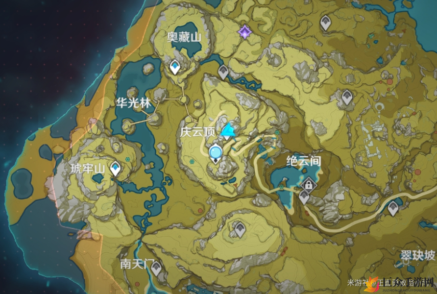原神庆云顶宝箱分布探秘