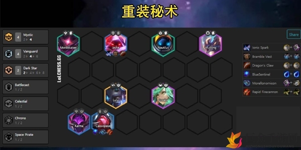 云顶之弈10.12重装秘术装备搭配解析
