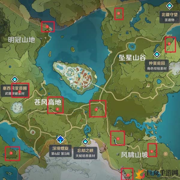《原神》探秘地灵龛：分布位置揭秘指南
