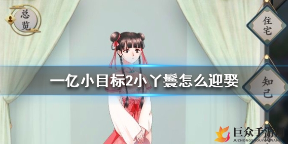 一亿小目标奇招，两丫鬟迎娶攻略揭秘
