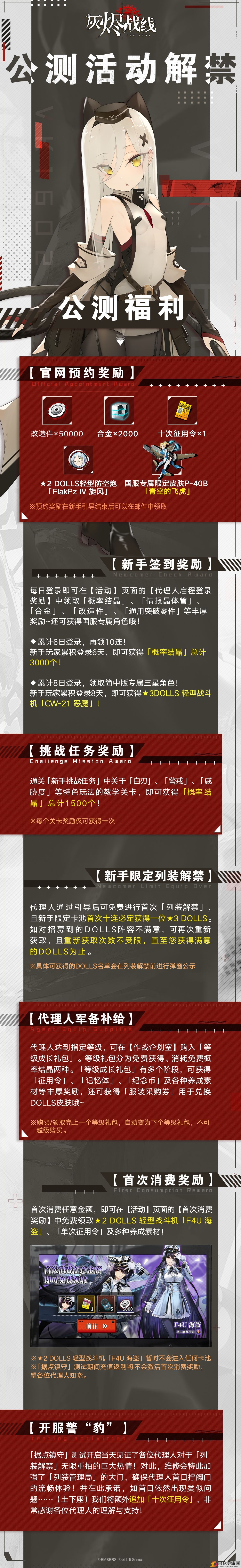 灰烬战线公测大放送，福利盘点一网打尽