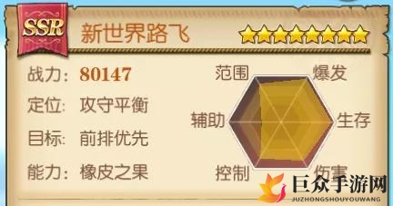 《航海王燃烧意志》新世界路飞突破揭秘，SSR路飞角色定位及突破攻略