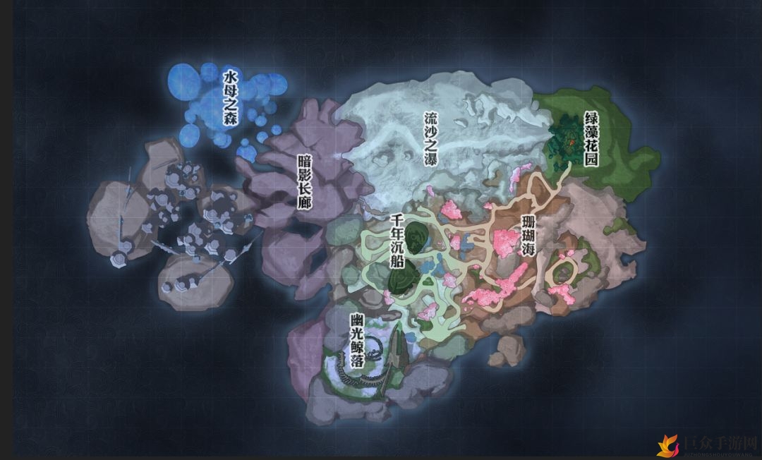 《天谕手游》地图探险记，一窥天谕岛全景图