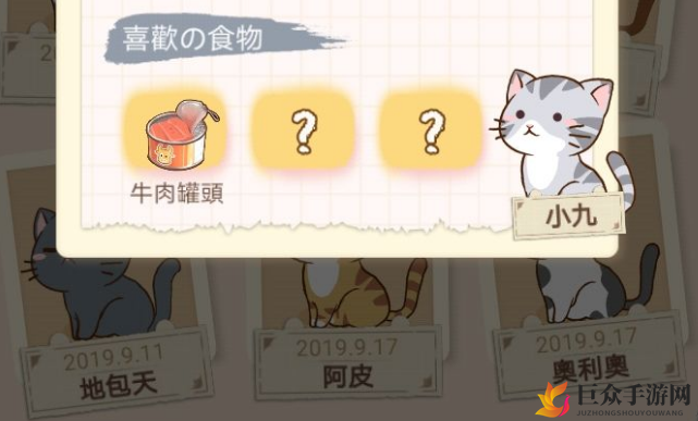 猫宅小九美食清单，揭秘小九最爱食物
